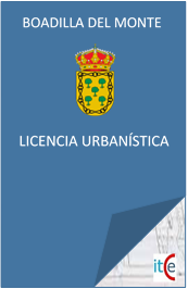 LICENCIAS URBANISTICAS LICENCIAS DE APERTURA Y ACTIVIDAD EN BOADILLA DEL MONTE