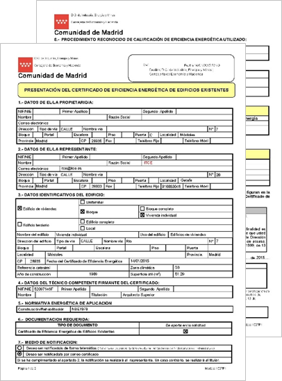 certificado energético getafe madrid 010