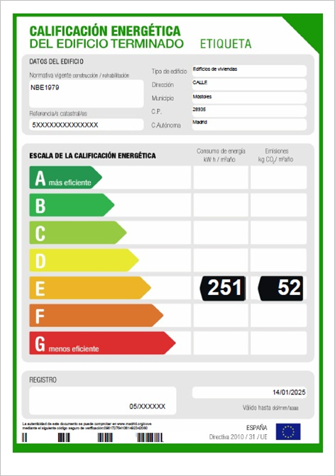 certificado energético getafe madrid 011