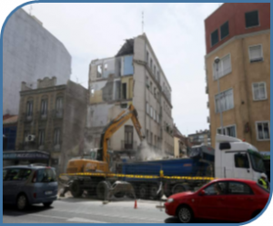 DERRUMBES DE EDIFICIOS EN MADRID