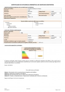 CERTIFICADO DE EFICIENCIA ENERGÉTICA PARA LA VENTA O ALQUILER